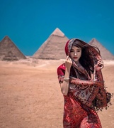 民族风披肩新疆西藏旅行拍照沙漠围巾，女夏季防晒丝巾云南旅游穿搭