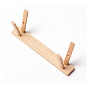 迷你家具儿童动手组拼装积木玩具过家家榉木质模型榫卯高低床桌椅