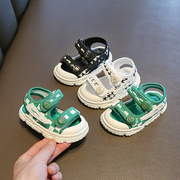 夏季宝宝凉鞋学步鞋1-3岁0软底防滑小童男女婴儿鞋子包头儿童鞋子