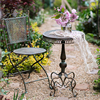 掬涵欧式复古铁艺庭院桌椅咖啡，桌网红休闲花园，露台户外庭院装饰