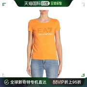 香港直邮EMPORIO ARMANI 女士黄色T恤 3ZTT78-TJ12Z-1655