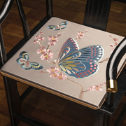 红木沙发坐垫美式蝴蝶椅垫，椅子垫子餐椅实木圈椅太师椅加厚防滑