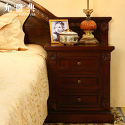允典红木家具花梨木刺猬，紫檀01型床边柜床头柜，欧式简约全实木