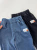 儿童牛仔裤100--160秋季弹力，休闲萝卜裤男女针织，宝宝运动裤子