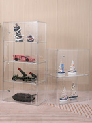 手办展示柜亚克力模型乐高货架高清展示盒玩具防尘积木收纳透明