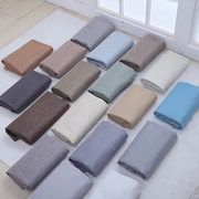 加厚亚麻面料纯色沙发布料棉麻帆布，细麻软硬包抱枕(包抱枕)桌布工程背景布