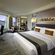 酒店四件套60s白色，五星级宾馆床上用品，床单布草四件套厂