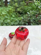 淄博博山琉璃仿真水果蔬菜玩具，摆件西红柿小番茄送儿童水晶镇纸