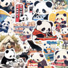 50张熊猫日常可爱卡通，贴纸简约手机壳笔记本电脑，装饰防水贴纸diy