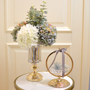 欧式花瓶花艺组合套装，家居样板房软装饰品，客厅餐桌摆设