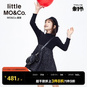 little moco童装高级感女童冬季连衣裙子儿童洋气KBB4DRS017