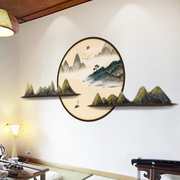 中国风古风墙纸自粘电视墙贴画贴纸海报纸壁纸卧室客厅背景墙装饰