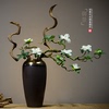 新中式简约陶瓷花瓶禅意摆件，酒店客厅玄关桌面插花样板间家居饰品