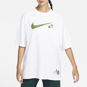 Nike/耐克短袖女装印花图案运动服休闲圆领T恤FN3711-100