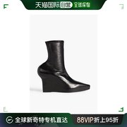 香港直邮潮奢 Givenchy 纪梵希 女士 皮质防水台坡跟短靴 BE603YE