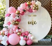 店庆派对气球套装粉红色公主生日装饰婚礼场景布置气球链拱门