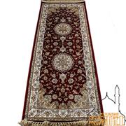 新疆和田机织丝毯80*200时尚，典雅厚丝，走廊玄关地毯门厅小地毯地垫
