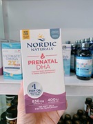 新西兰挪威nordicnaturals孕妇哺乳期鱼油，dha180粒