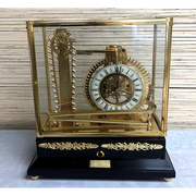 古典钟表钟表机械座钟，欧式钟表仿古座钟镀金定制水车钟