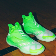 adidas阿迪达斯n3xtl3v3l荧光，绿男子运动缓震透气篮球鞋h67457