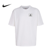 Nike耐克白色T恤衫男2024春季圆领半袖运动服休闲短袖DZ7314