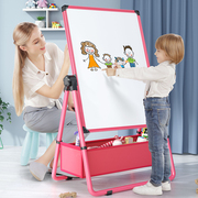 幼儿童画画板小黑板家用支架式磁性无尘白板画架可擦宝宝写字涂鸦