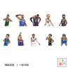 10枚入NBA篮球明星小尺寸手机平板电脑贴纸库里詹姆斯字母哥贴画