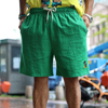 韩国夏季潮牌ins沙滩裤韩版米奇动漫刺绣，抽绳运动休闲时尚短裤男