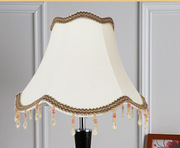 灯具配件欧式台灯灯罩卧室床头壁灯灯罩复古布艺E27螺口落地灯罩
