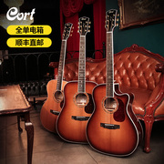 Cort考特Gold D6/A6/O6 D8/A8/O8 全单民谣电箱木吉他指弹吉他