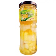 什锦水果罐头430g*2灌新鲜桔子黄桃菠萝，椰果混合罐头休闲即食vihu