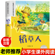 稻草人注音版叶圣陶正版一二年级课外书必读老师3年级上下册小学生阅读书籍名著儿童文学教育读物快乐读书吧儿童经典文学著作