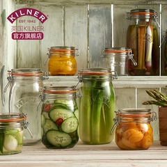 英国Kilner密封罐玻璃储存泡菜腌制瓶子柠檬蜂蜜罐燕窝青梅杨梅酒
