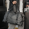 复古灰色手提包旅行包 韩版男包休闲时尚单肩包斜挎包健身包