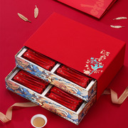 高档茶叶包装盒空礼盒双层通用摆泡半斤一斤装红茶大红袍肉桂空盒