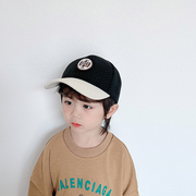 儿童帽子韩版拼色鸭舌帽中小童，春秋季棒球帽，男女童时尚防晒帽子潮