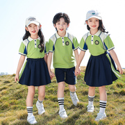 幼儿园园服春秋装三件套儿童班服小学生校服套装运动会表演棒球服