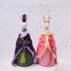 日本和服情侣兔子音乐盒八音盒结婚礼物送闺蜜压床娃娃摆件贺礼