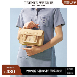 TeenieWeenie小熊卡通单肩包女秋冬女包手提包斜挎包时尚