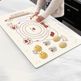 食品级硅胶垫面板揉面垫加厚和面垫案板厨房，用品烘焙工具擀面不粘