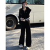 高级感时尚显瘦运动套装女春秋季韩版学生宽松连帽卫衣休闲两件套