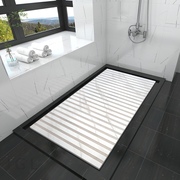 卫生间仿通体大理石600*1200淋浴房防滑地砖，浴室拉槽脚踏地板瓷砖