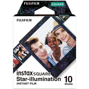 富士Instax 一次成像拍立得相纸 SQUARE sq方形相纸 星空10张