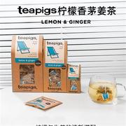 teapigs茶猪猪柠檬香茅姜茶柠檬草无咖啡因秋冬柠檬草茶泡茶包袋
