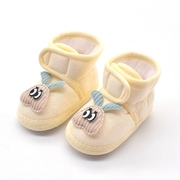 新生儿鞋子0-6-12个月男女宝宝布鞋，婴儿春秋季软底不掉学步鞋1岁