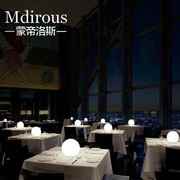 清吧现代户外餐厅桌面网红酒吧桌灯充电创意小夜灯酒吧台灯氛围灯