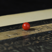 四川凉山南红玛瑙散珠天然南红原矿满色柿子，红8mm单珠
