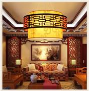 中式吊灯中国风仿古典羊皮，灯火锅店包间茶楼，客厅餐厅过道走廊灯具
