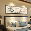 中式卧室床头挂画现代客厅3d精准印花十字绣，结婚情侣水墨国画花鸟