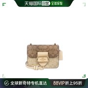 香港直邮COACH 奥莱款女士PVC配皮单肩斜挎包CL429